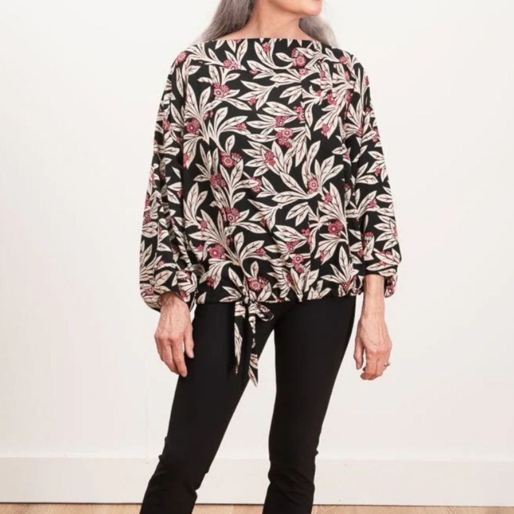 NwT Isabel Marant floral long Sleeve  top L - Picture 2 of 8